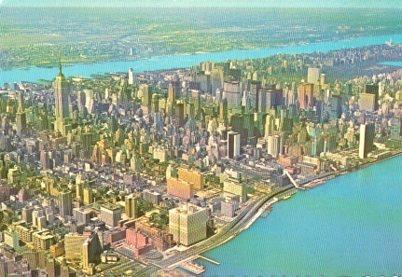 POSTAL PV04773: Midtown Manhattan skyline, New York