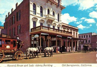 POSTAL PV04769: Howard House and Lady Adams Building, Old Sacramento,. California