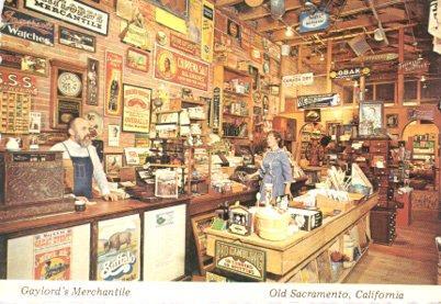 POSTAL PV04768: Gaylord's Merchantile, Old Sacramento, California