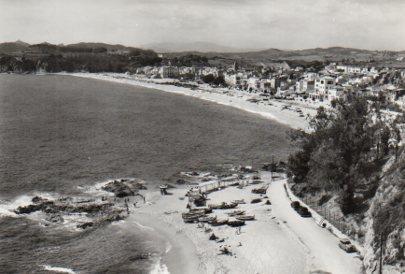 POSTAL PV04756: Vista de las playas de Lloret de Mar