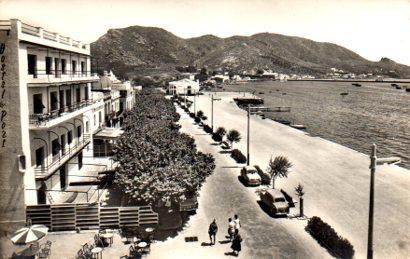 POSTAL PV04751: Vista parcial del Paseo en Rosas 