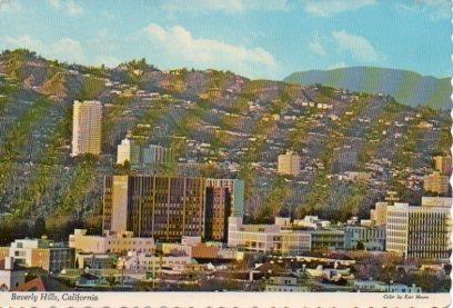 POSTAL PV04779: View of Beverly Hills, California