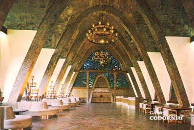 POSTAL PV04804: Publicidad Cavas Codorniu Sala de recepcion Puig y Cadafalch
