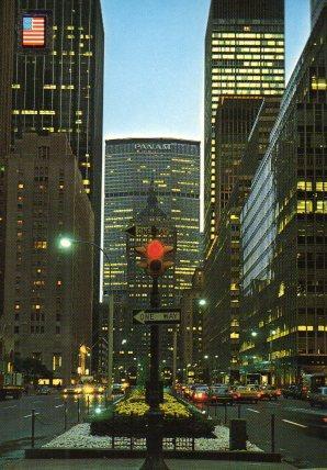 POSTAL PV04677: Park Avenue mirando la calle 42, New York
