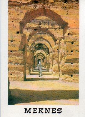 POSTAL PV04710: Caballerisas y arsenal de Moulay Ismail, Meknes
