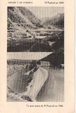 POSTAL PV04736: Angles, Presa de El Pasteral en 1946