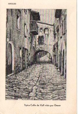 POSTAL PV04735: Calle de Vall en Angles