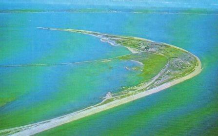 POSTAL PV04350: Aerial view of the Tip of Cape Cod, United States