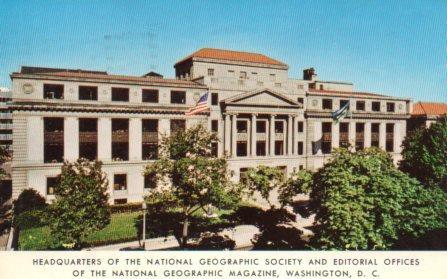POSTAL PV04339: National Geographic Society, Washington