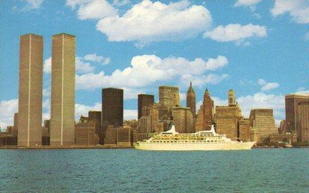 POSTAL PV04336: View of The World Trade Center, New York