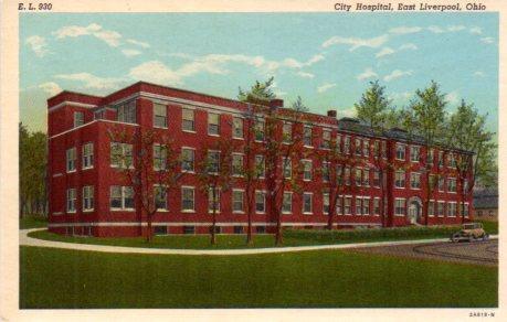 POSTAL PV04379: City Hospital, East Liverpool. Ohio