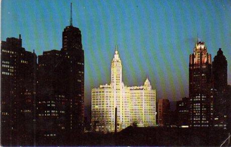 POSTAL PV04367: Skyline from Randolph Street, Chicago