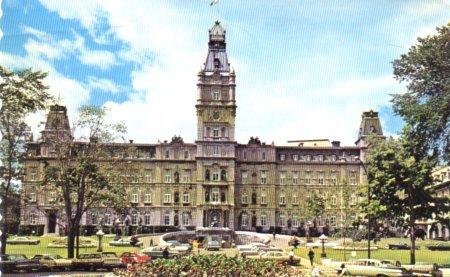 POSTAL PV04273: Government  Buildings of Quebec, Canada
