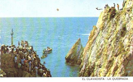 POSTAL PV04269: El clavadista, La Quebrada