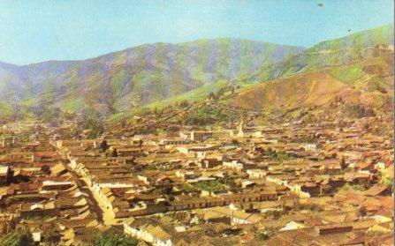 POSTAL PV04322: Panoramica de Pamplona en Colombia
