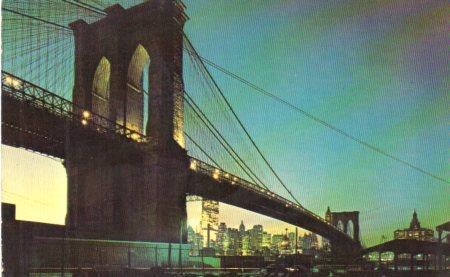 POSTAL PV04313: The Historic Brooklyn Bridge, New York