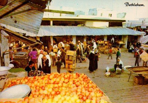POSTAL PV04494: Market Place, Jerusalem