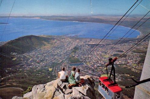 POSTAL PV04487: Table Bay from the Cableway station, Cape Towm