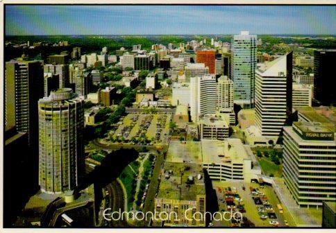 POSTAL PV04500: View from the A. G. T Building, Alberta. Canada