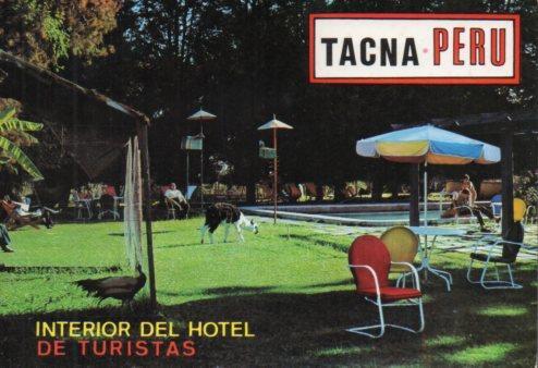 POSTAL PV04481: Hotel de Turistas en Tacna, Peru