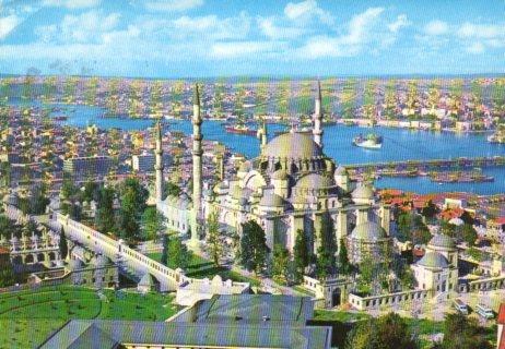 POSTAL PV04519: The Mosque of Soliman, Istanbul
