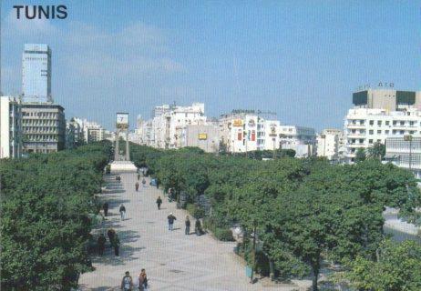 POSTAL PV04518: Av. Habib Bourguiba, Tunis