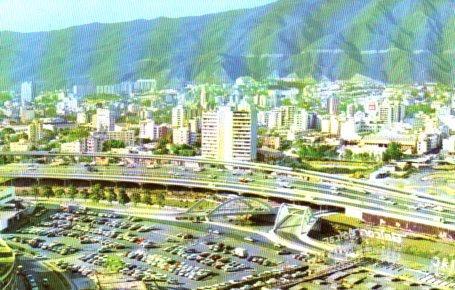 POSTAL PV04415: Puentes Gemelos de El Recreo en Caracas