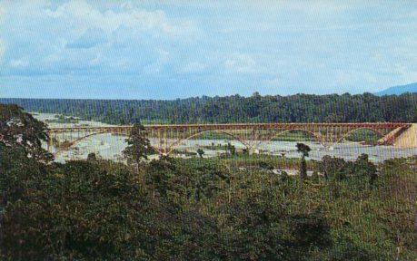 POSTAL PV04400: Puente sobre el rio Chama, Venezuela