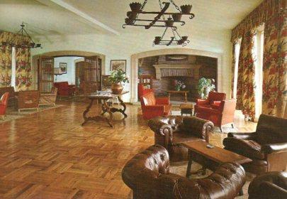 POSTAL PV04811: Salon del Albergue Nacional de carretera de Ribadeo