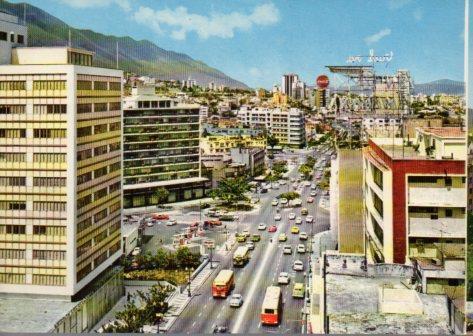 POSTAL PV04465: Vista Avenida Urdaneta en Caracas