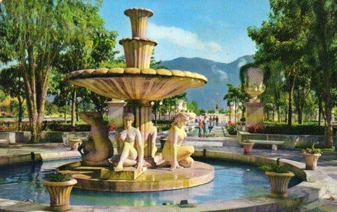 POSTAL PV04455: Fuente en el Paseo de los Proceres, Caracas
