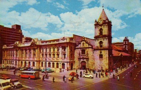 POSTAL PV04449: Iglesia de San Francisco y Gobernacion en Bogota