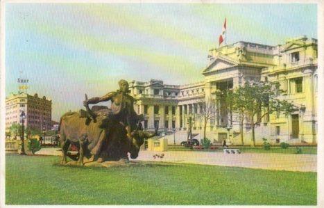 POSTAL PV04448: Palacio de Justicia de Lima, Peru