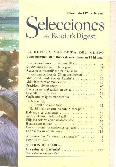 Selecciones del Reader s Digest febrero 1974: Se aproxima la era del hidrogeno-