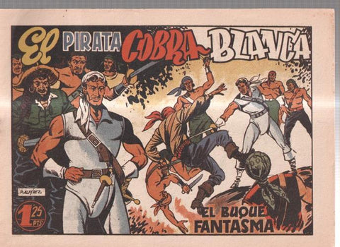 Facsimil: El Pirata Cobra Blanca numero 12: El buque fantasma