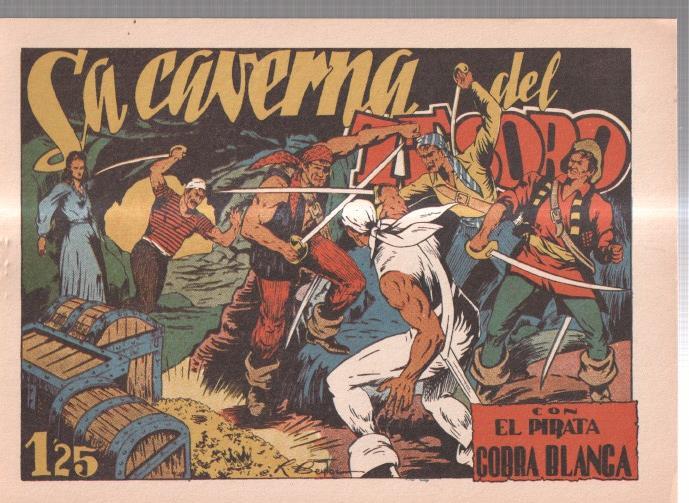 Facsimil: El Pirata Cobra Blanca numero 11: La caverna del tesoro