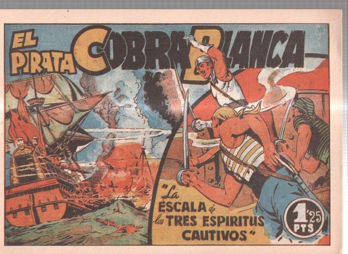 Facsimil: El Pirata Cobra Blanca numero 05: La escala de los tres espiritus cautivos