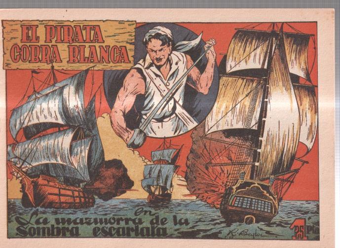 Facsimil: El Pirata Cobra Blanca numero 02: La mazmorra de la sombra escarlata