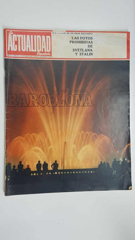 Revista Actualidad Española num 820, 21 septiembre 1967, año XVI - Barcelona, una ciudad europea