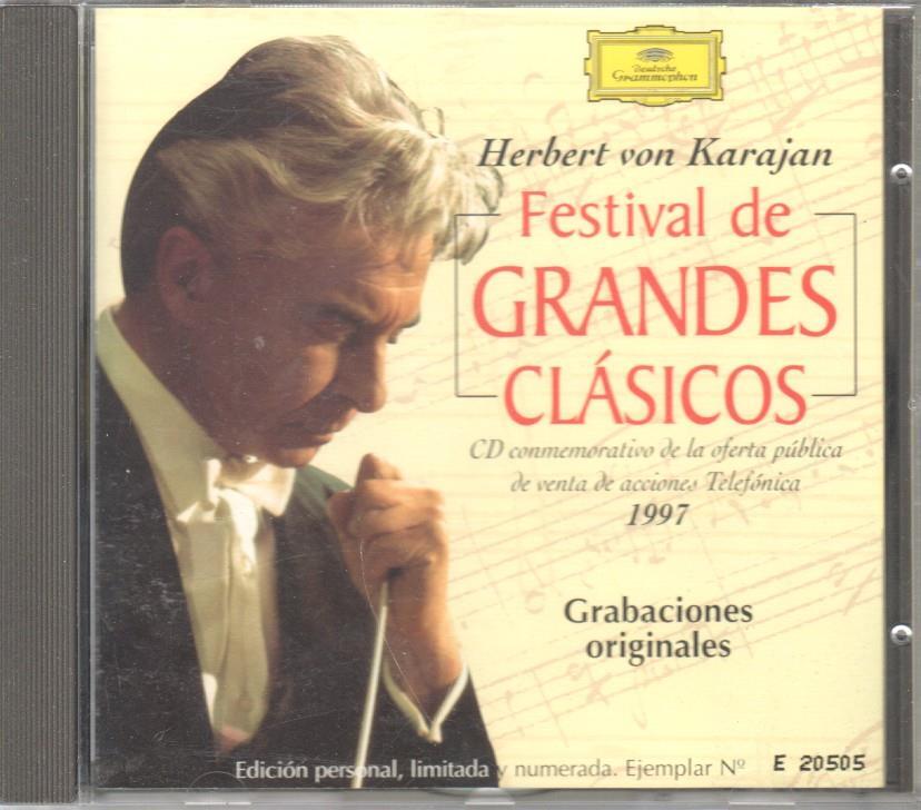 CD Musica: Festival de grandes clasicos - Herbert von Karajan