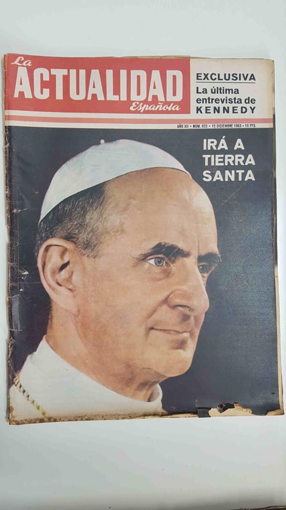 Revista Actualidad Española num 623, 12 diciembre 1963, año XII - Exclusiva la última entrevista de Kennedy