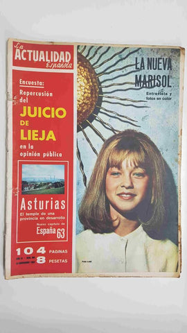 Revista Actualidad Española num 568, 22 nov 1962, año XI - La nueva Marisol, entrevista y fotos en color (pág 81 al 83)