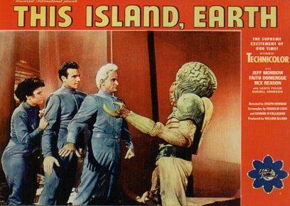 POSTAL PV05153: Publicidad This Island, Earth with Jeff Morrow