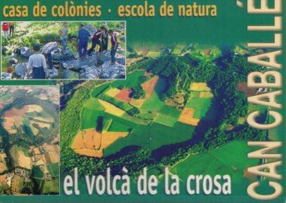 POSTAL PV05137: Publicidad Can Caballe Casa de Colonies, Estanyol. El Volca de la crosa