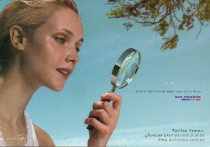 POSTAL PV05131: Publicidad Air France tarifas Tempo
