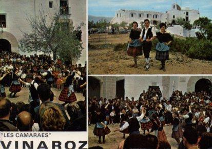 POSTAL PV05127: Grupo de danza Les Camaraes, Vinaroz
