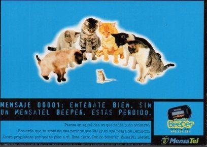 POSTAL PV05163: Publicidad MensTel Beeper
