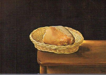 POSTAL PV05071: La cesta de pan detalle, Teatro Museo Dali