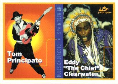 POSTAL PV05185: Publicidad Tom Principato y Eddy Clearwater en Spain Tour 98