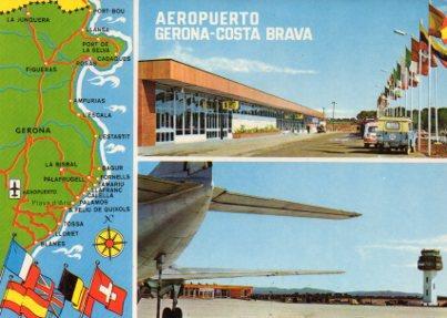 POSTAL PV05105: Vistas del aeropuerto de Gerona
